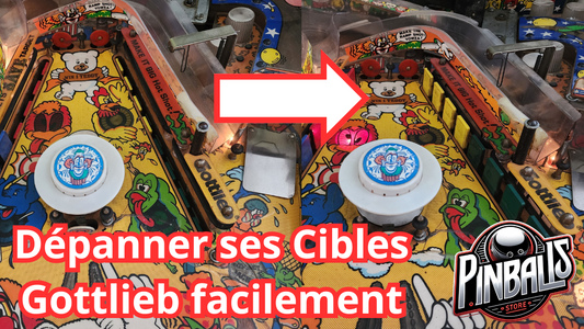 Vidéo - Dépannage cible Gottlieb System 80/A/B grace a la lisy80