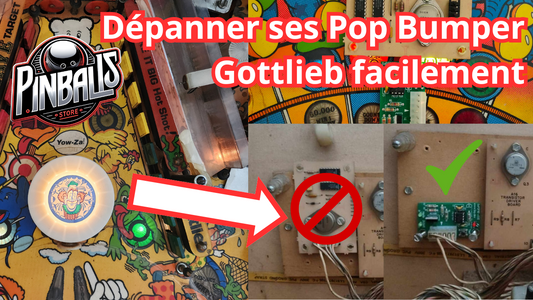 Notre solution plug-and-play GoPOP80 de Gottlieb pour Pop Bumper remplace les cartes d'origine MA-922 / A-19741.