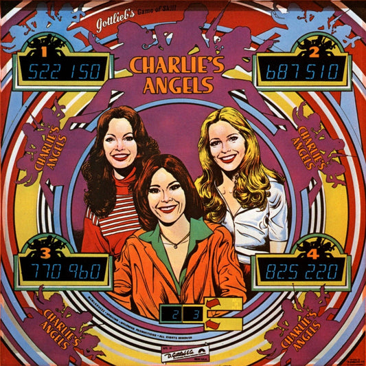 Flipper Charlie's Angels (Gottlieb, 1978) — fronton