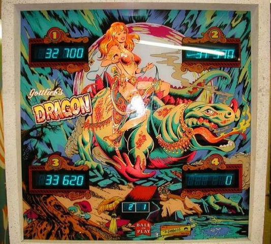 Flipper Dragon (Gottlieb, 1978) — fronton