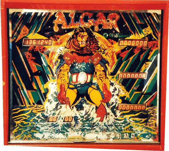 Algar pinball machine