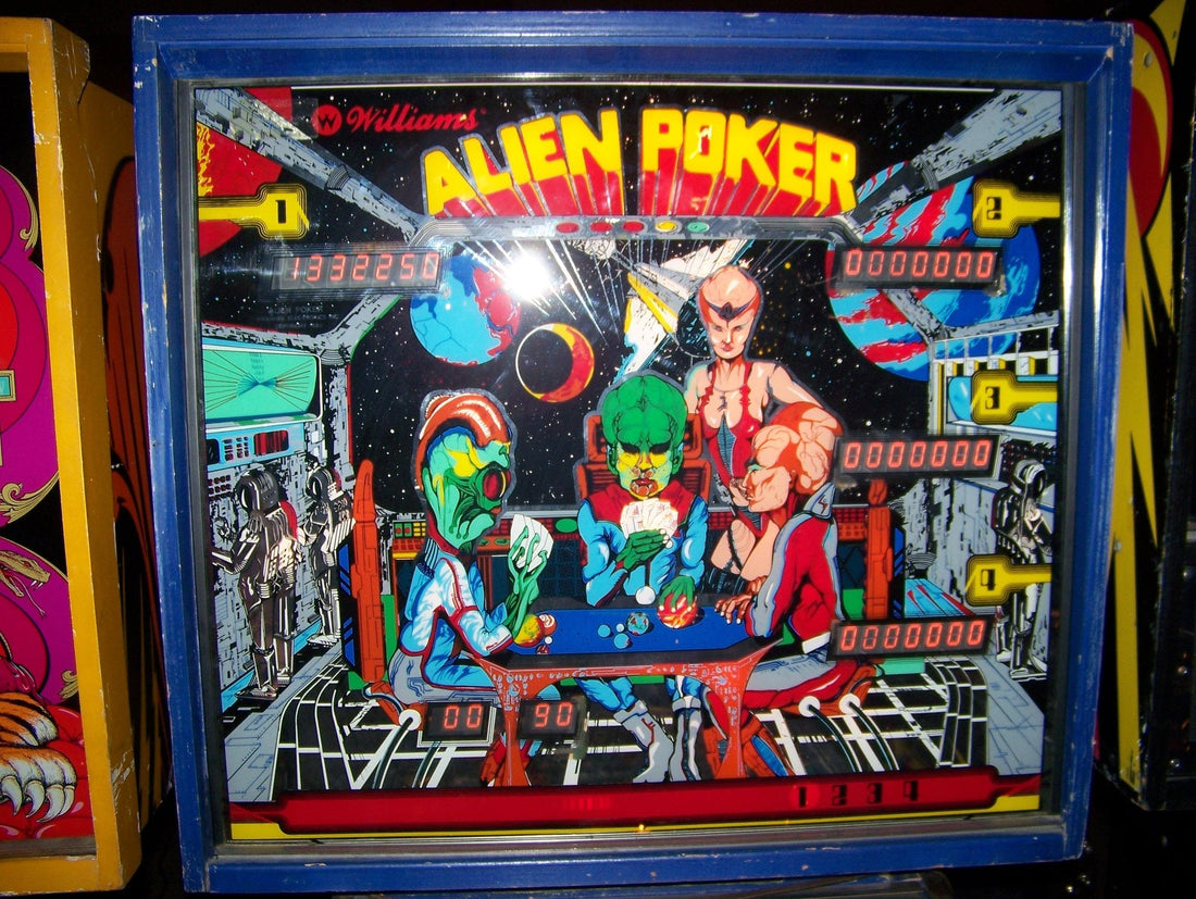 Alien Poker pinball machine