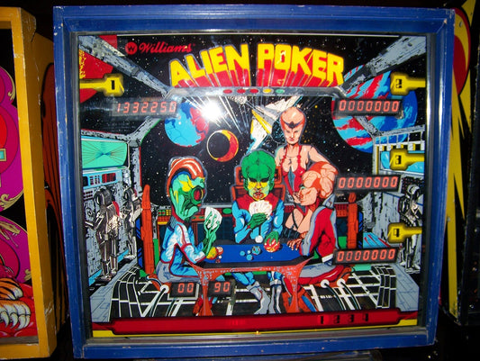 Alien Poker pinball machine