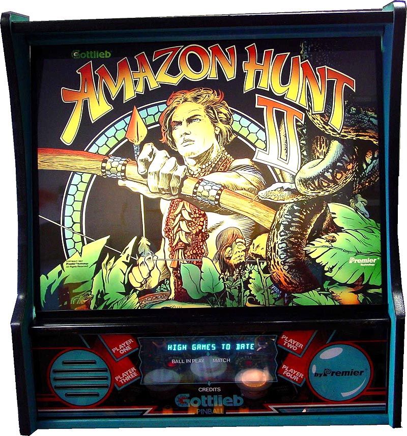 Amazon Hunt II pinball machine