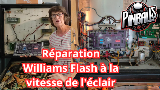 WillFA7 board used to repair a Williams Flash pinball machine (System 3 to 7)