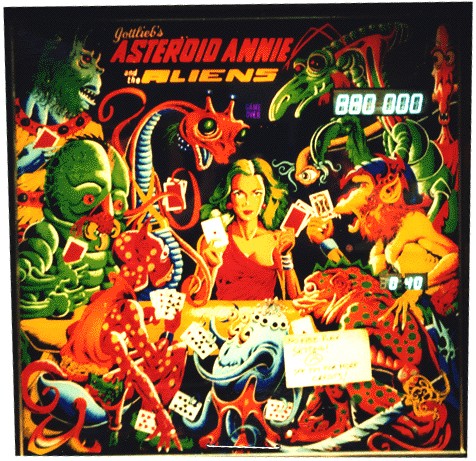 Asteroid Annie and the Aliens pinball machine