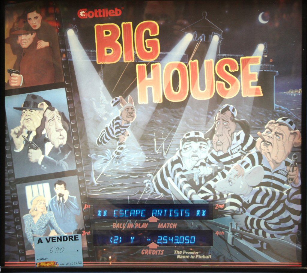 Big House pinball machine