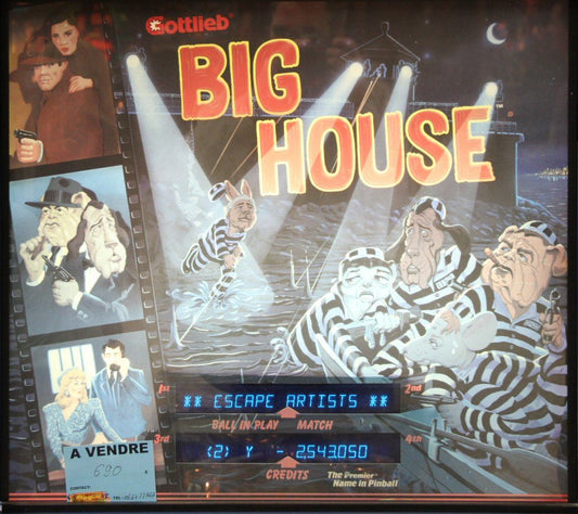 Big House pinball machine