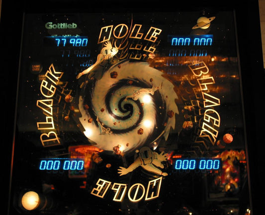 Black Hole (Gottlieb, 1981): the vintage dual-playfield pinball machine still easy to find on the second-hand market
