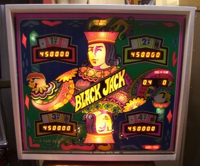 Black Jack pinball machine