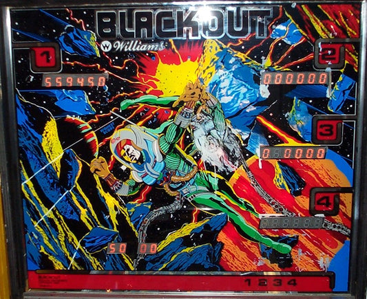 Blackout pinball machine
