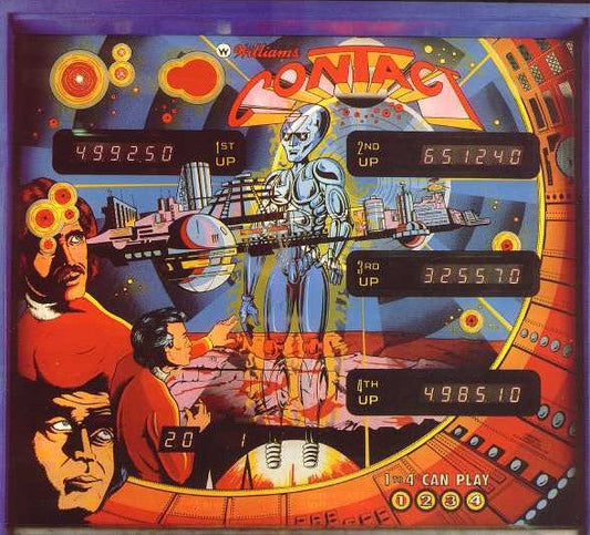 Contact pinball machine