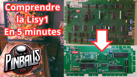Lisy1 replacement CPU board for Gottlieb System 1 pinball machines