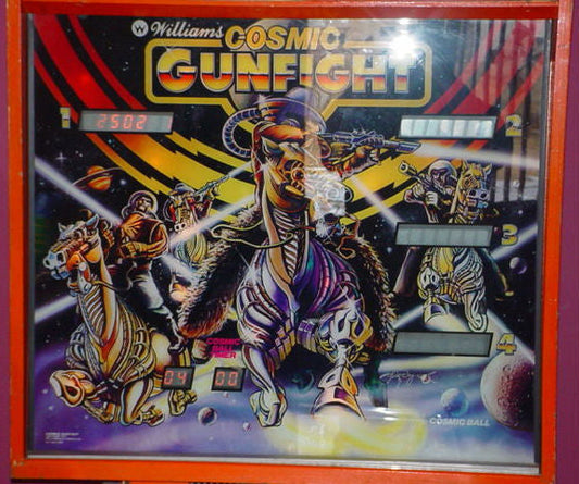 Cosmic Gunfight pinball machine