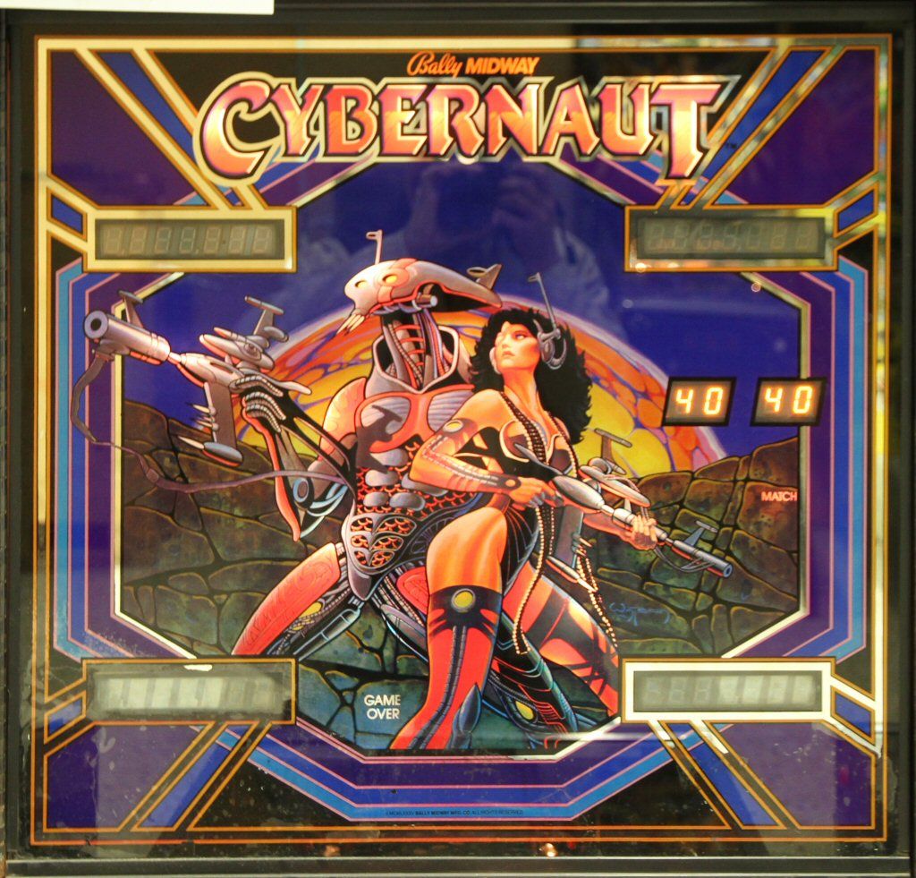 Cybernaut pinball machine by Bally (1985)