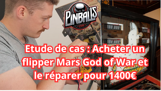 Gottlieb Mars God of War pinball machine bought and repaired for under 1400 euros