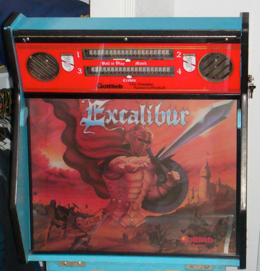 Excalibur pinball machine