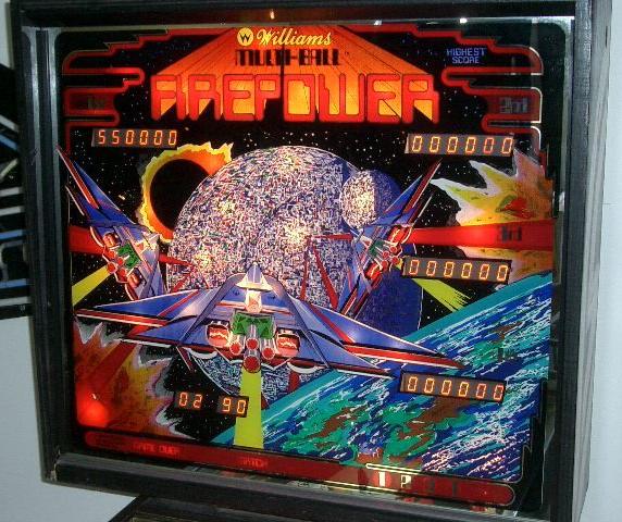 Firepower pinball machine