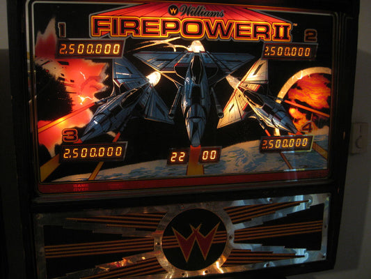 Firepower II pinball machine