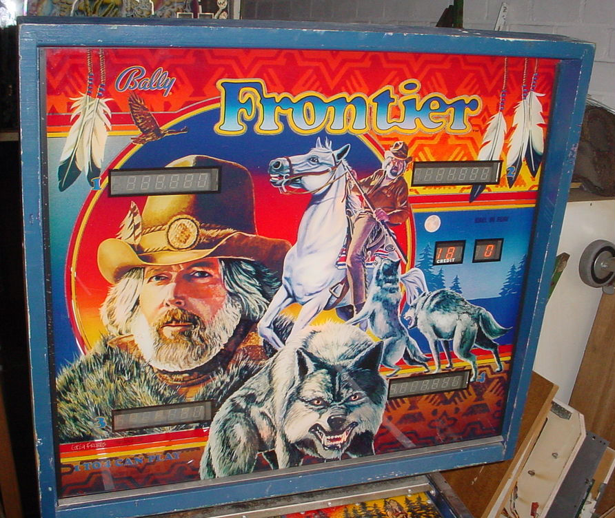 Frontier pinball machine