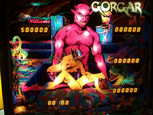 Gorgar pinball machine