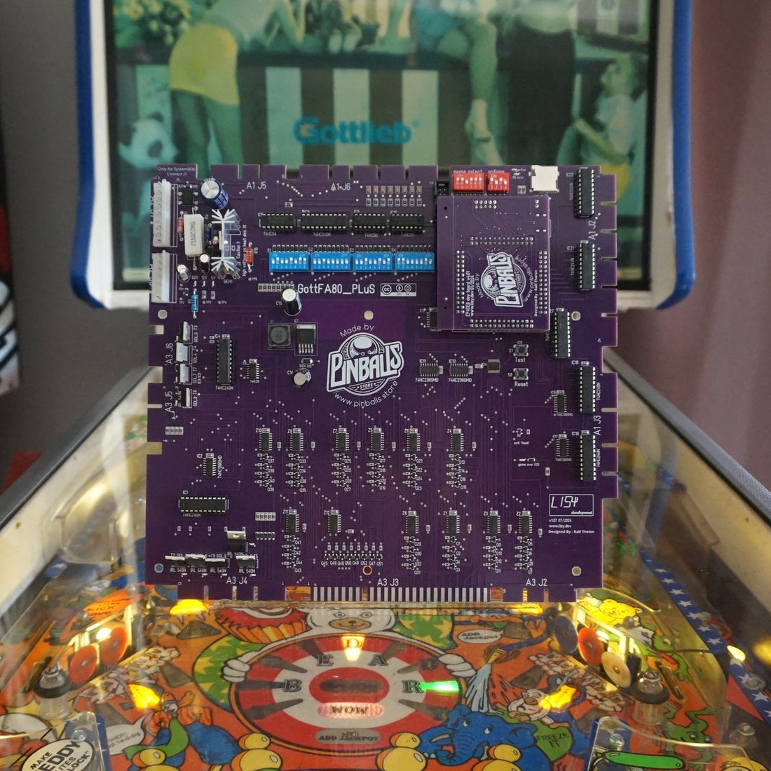 GottFA80_Plus replacement board used when a pinball machine won't turn on (Gottlieb System 80)