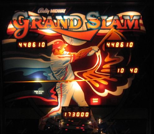 Grand Slam pinball machine