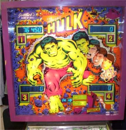 The Incredible Hulk pinball machine