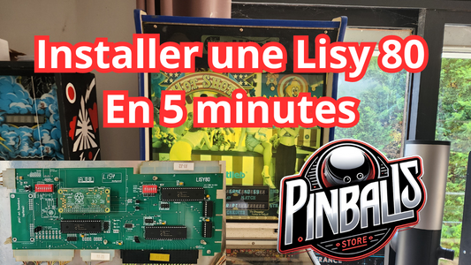 Installing a Lisy80 CPU board in a Gottlieb System 80 pinball machine