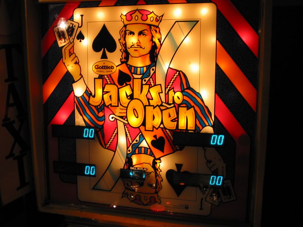 Jacks To Open pinball machine