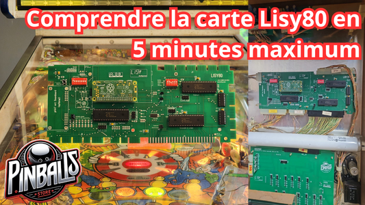 Lisy80 replacement CPU board for Gottlieb System 80 pinball machines