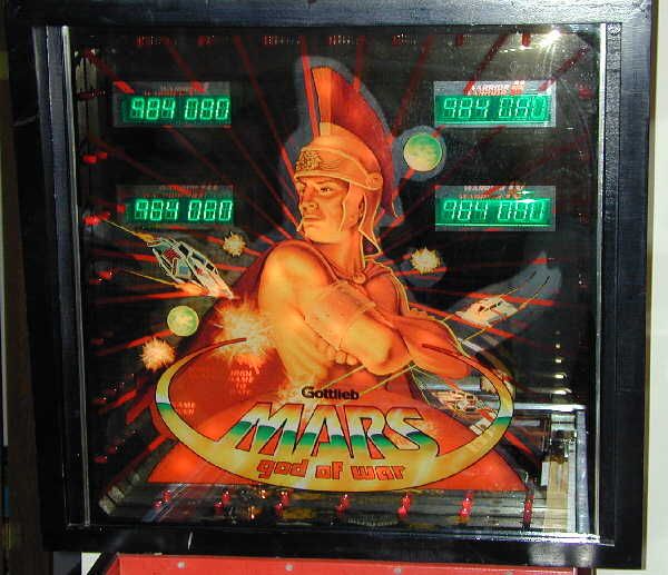 Vintage Gottlieb Mars God of War pinball machine (1981), a pinball machine under 1,500 euros to restore