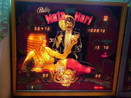Mata Hari pinball machine