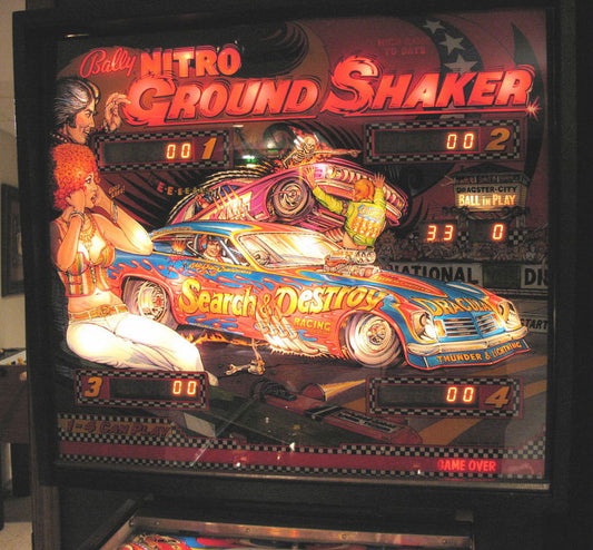 Nitro Ground Shaker pinball machine