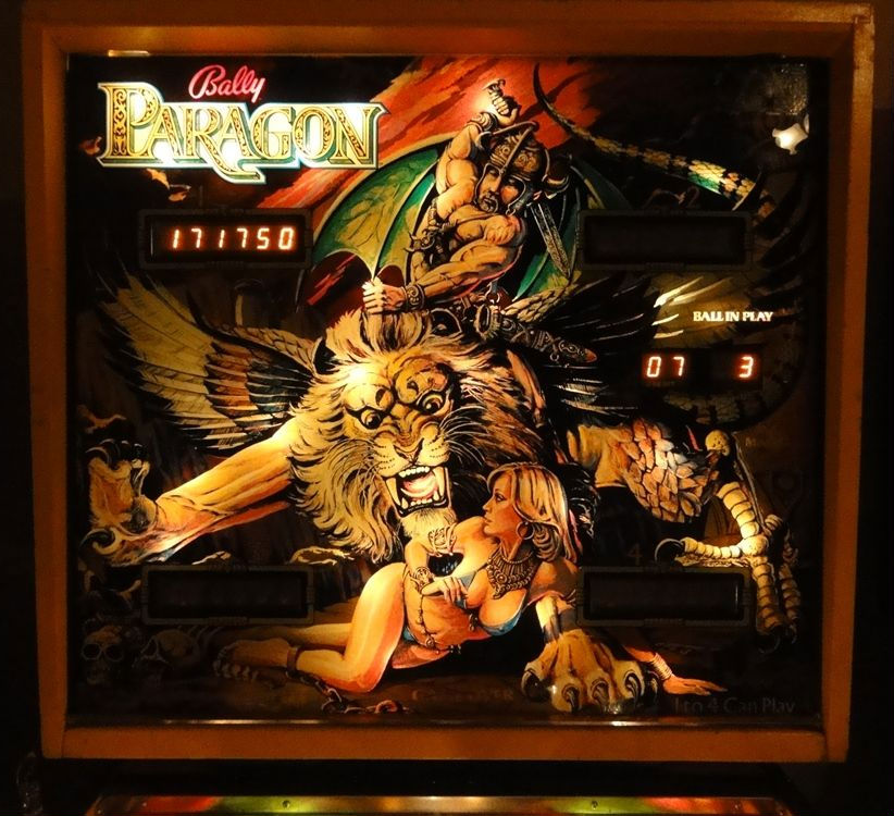 Paragon pinball machine