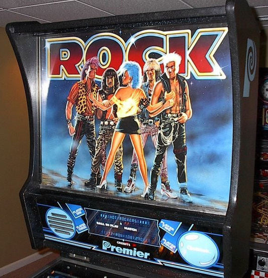 Rock pinball machine