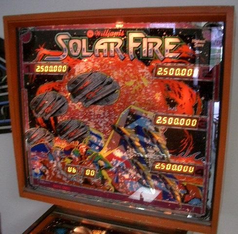 Solar Fire pinball machine