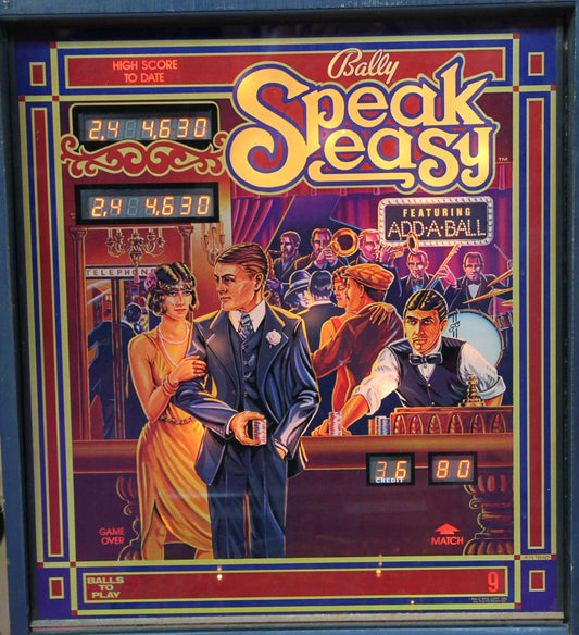 Speakeasy pinball machine