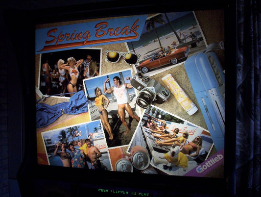 Spring Break pinball machine