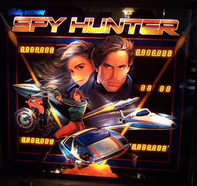 Spy Hunter pinball machine