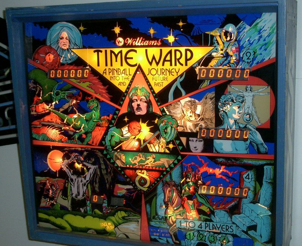 Time Warp pinball machine