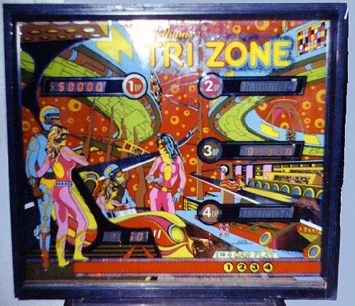 Tri Zone pinball machine