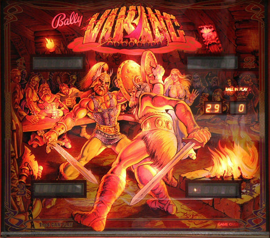 Viking pinball machine