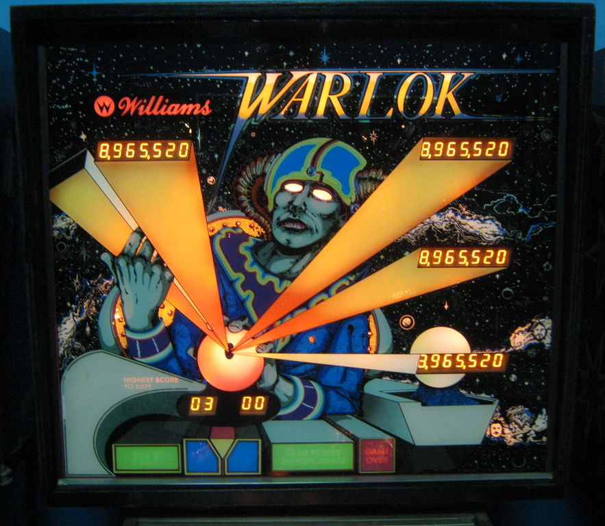Warlok pinball machine