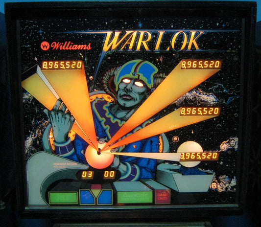 Warlok pinball machine