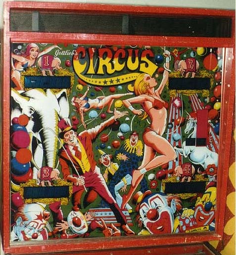 Circus pinball machine