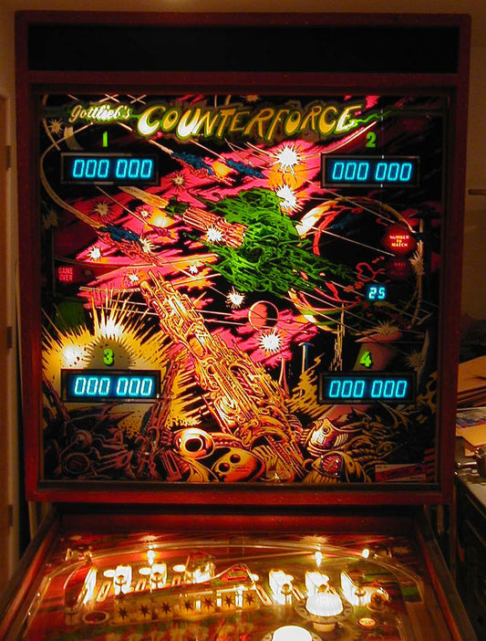 Counterforce pinball machine