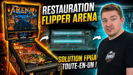 Restoring a Gottlieb Premier Arena pinball machine with a GottFA80_Plus all-in-one board