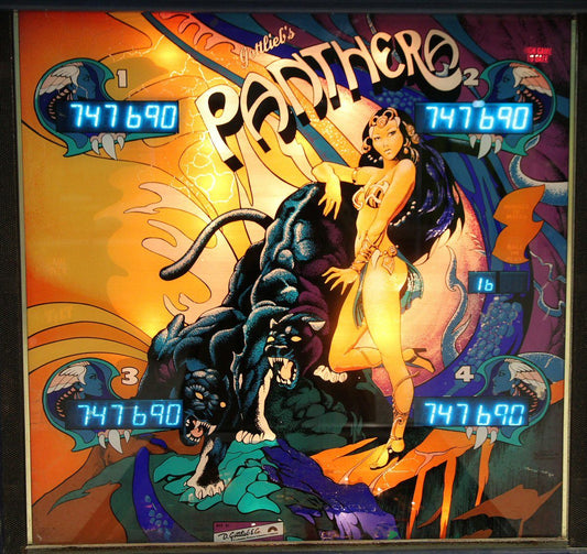 Panthera pinball machine