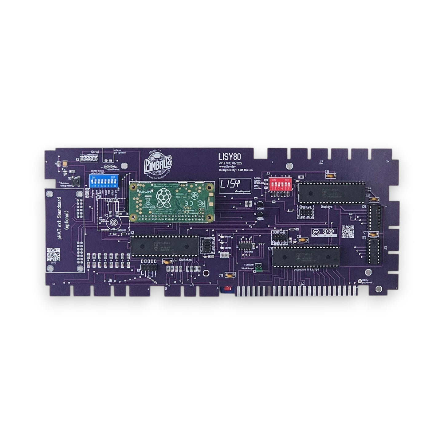 Carte de diagnostic Lisy80 pour Gottlieb System 80/A/B